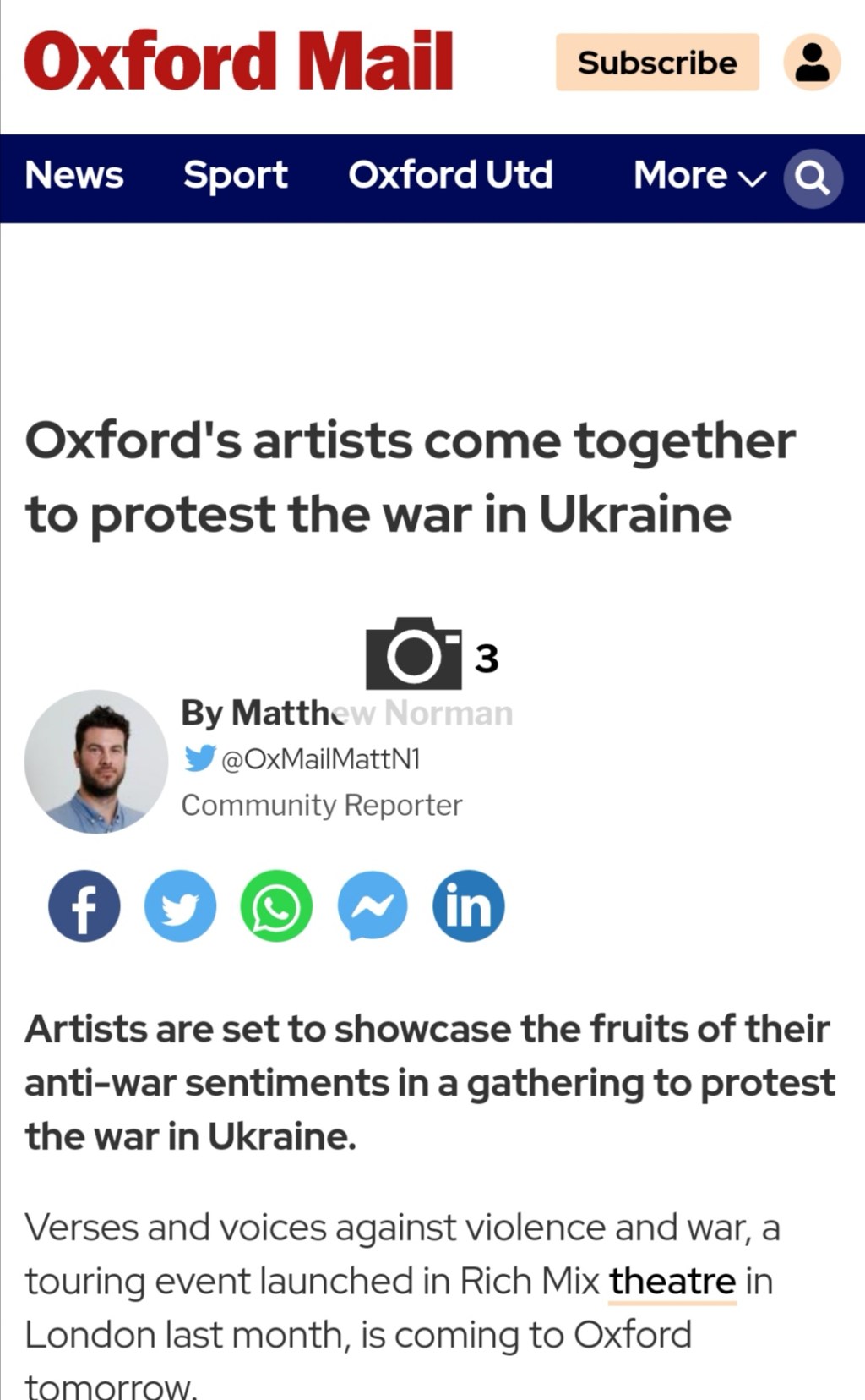 La Ninfa Eco @ Oxford&nbsp;Mail